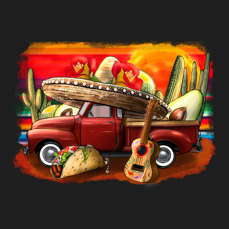 Mexican Cinco De Mayo Truck Classic Tee by CowGirlArtShop | Teevron