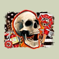 Firefighter Skull Heavyweight Hoodie | Teevron