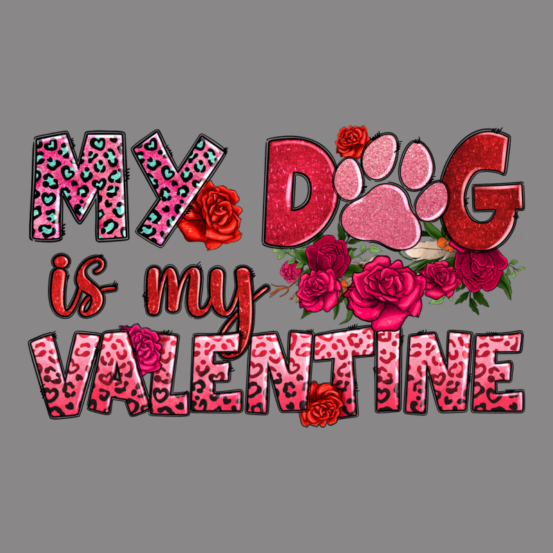 My Dog Is My Valentine Vintage Tee by OliviaCreatesArt | Teevron