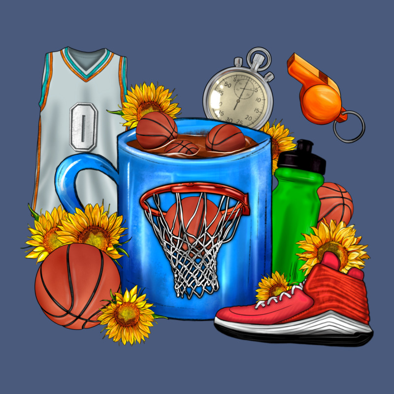 Basketball Coffee Cup Vintage Hoodie by FaDigitalArtStudio | Teevron