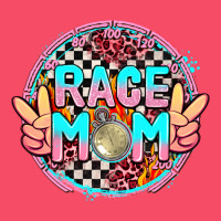 Race Mom With Leopard And Peace Hand Premium Sweatshirt | Teevron