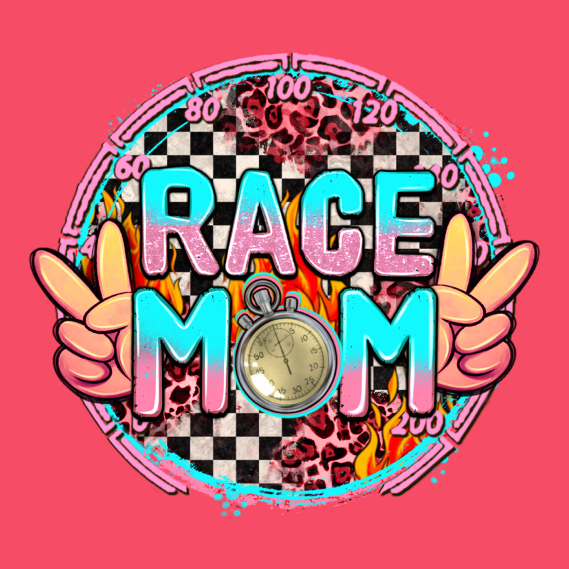 Race Mom With Leopard And Peace Hand Premium Sweatshirt by AdoDesignShop | Teevron