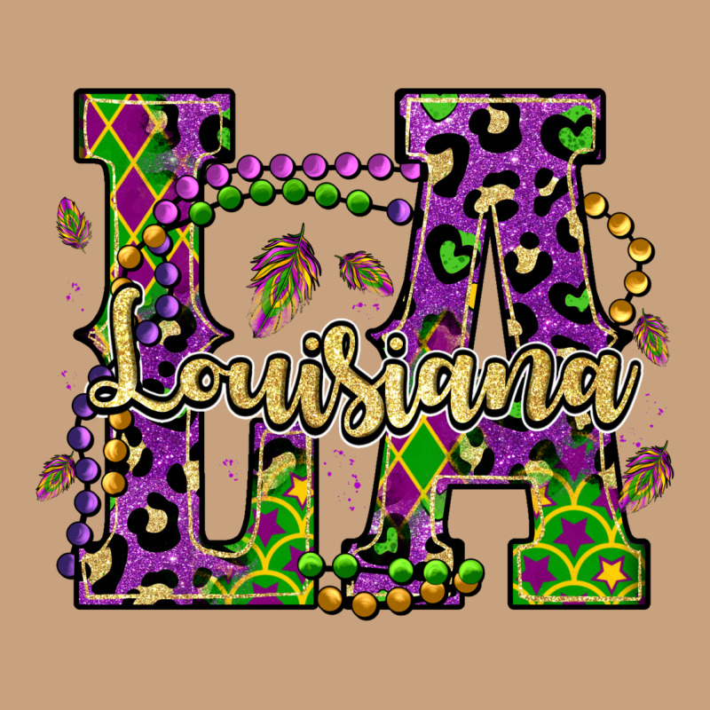 Louisiana Mardi Gras Vintage Tee by OliviaCreatesArt | Teevron