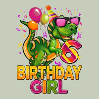 6th Birthday Girl T Rex Pink Ladies Tee | Teevron