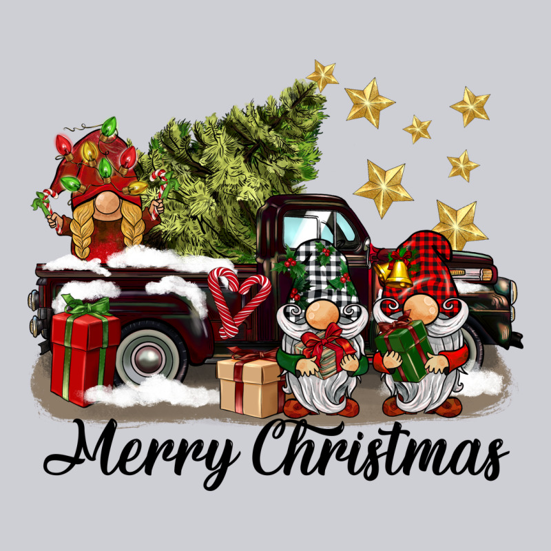 Merry Christmas Gnomes Truck Heavyweight Sweatshirt by BarkalooDesign | Teevron