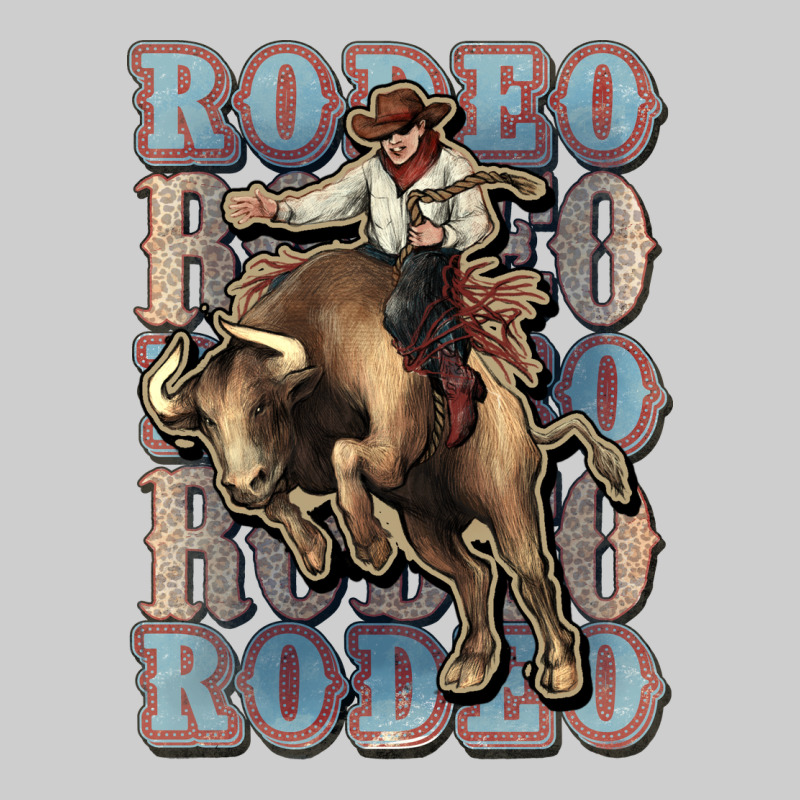 Rodeo Cowboy Bull Western Premium Tee by HowdyJamesFarm | Teevron