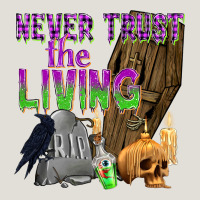 Never Trust The Living Heavy Core Tee | Teevron