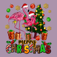 Flamingo Merry Christmas Heavyweight Hoodie | Teevron