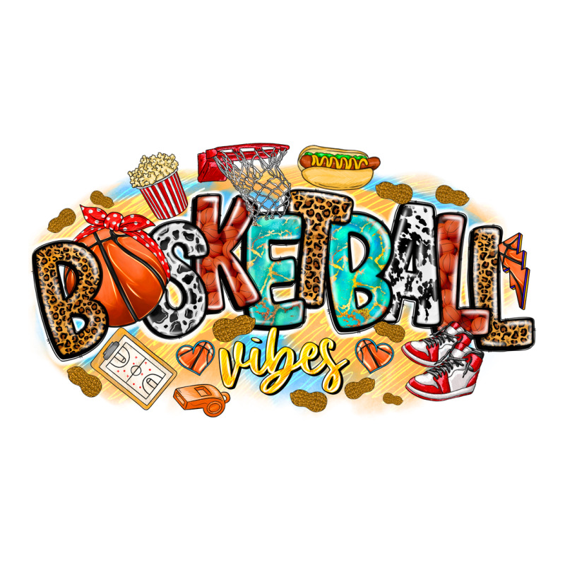 Basketball Vibes Premium Hoodie by CowhideDigitalArt | Teevron