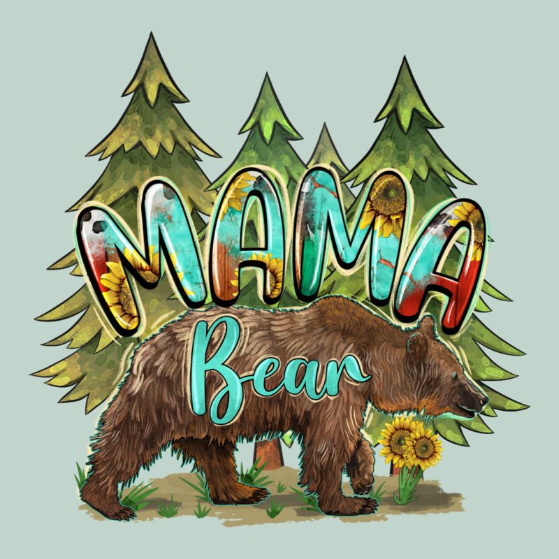 Mama Bear Trees Zipper Hoodie by BarkalooDesign | Teevron
