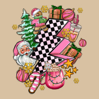 Pink Christmas Lightning Bolt Heavyweight Hoodie | Teevron