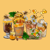 Honey Bee Coffee Cups Vintage Hoodie | Teevron