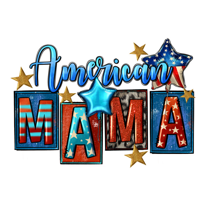 American Mama Mother's Day Long Sleeve Tee by FaDigitalArtStudio | Teevron