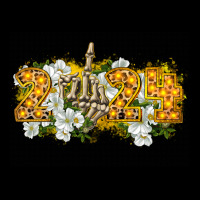 2024 Skeleton Middle Finger New Year Ladies Tee | Teevron