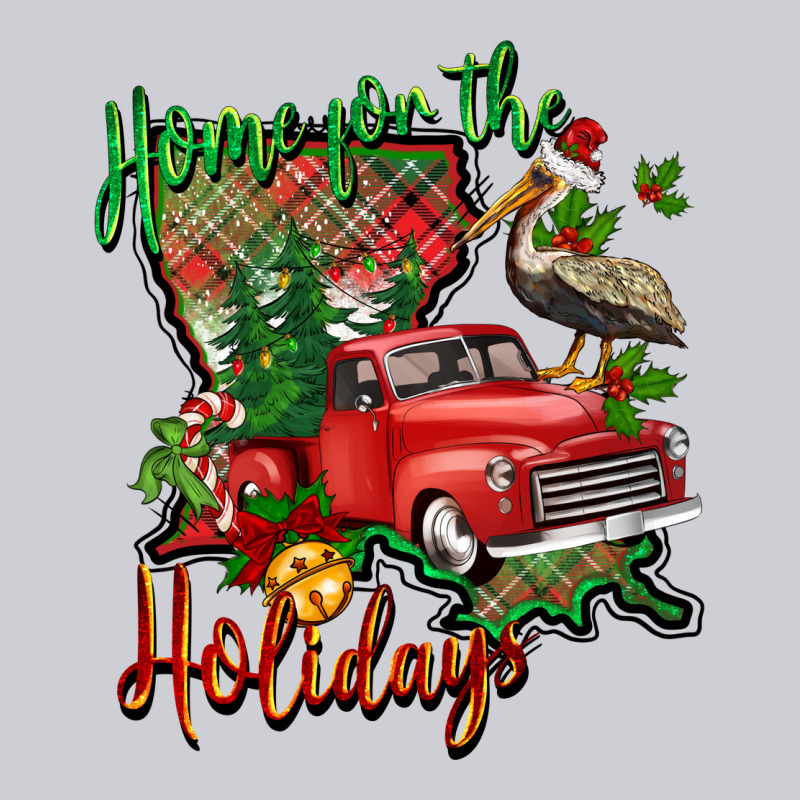 Home For The Holidays Louisiana Heavyweight Sweatshirt by BarkalooDesign | Teevron
