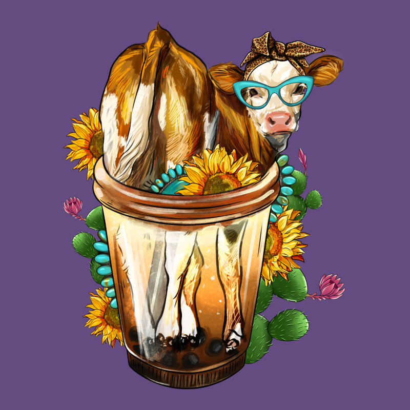 Simmental Cow Bobba Cup Vintage Hoodie by FaDigitalArtStudio | Teevron