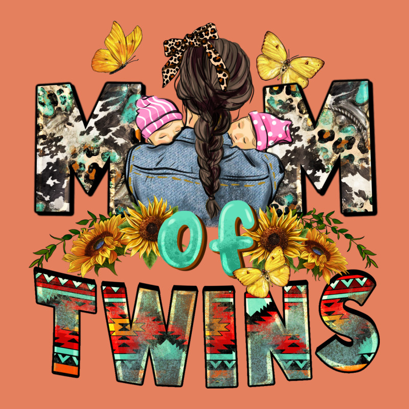 Mom Of Twins Girls Mother's Day Classic Tee by CowGirlArtShop | Teevron