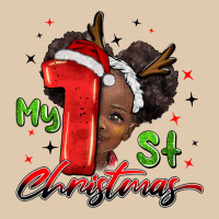 My First Christmas African Girl Heavyweight Sweatshirt | Teevron