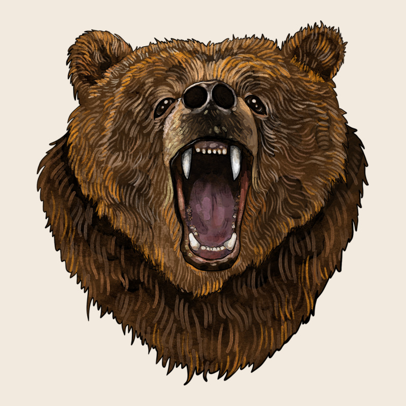 Bear Head Zipper Hoodie by BarkalooDesign | Teevron