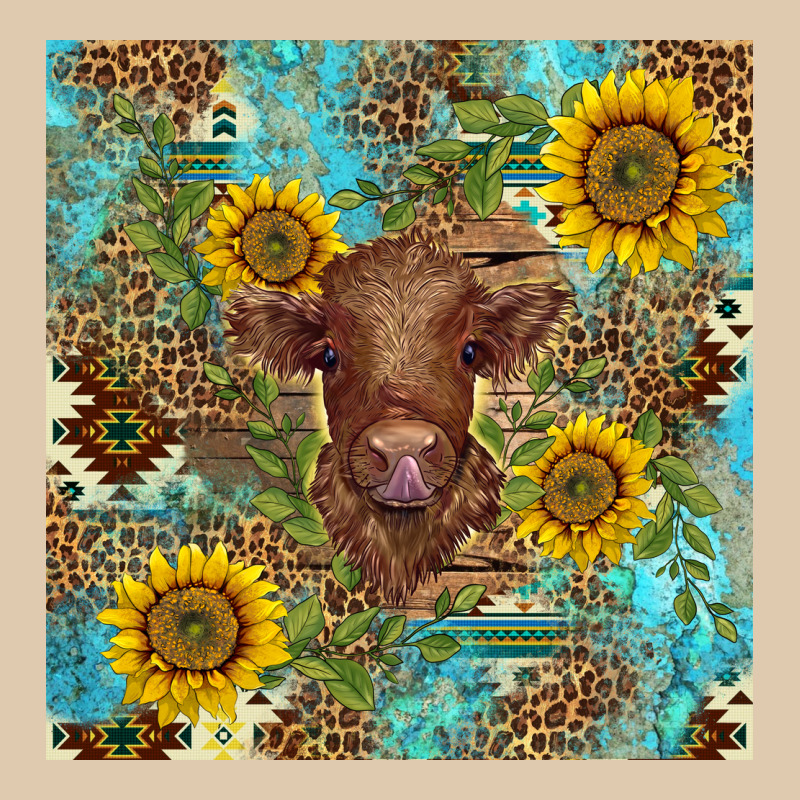 Western Highland Cow Heavyweight Sweatshirt by BarkalooDesign | Teevron