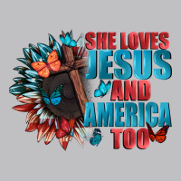 She Love Jesus And America Too Long Sleeve Tee | Teevron