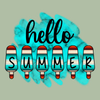 Hello Summer Serape Turquoise Urban Heavy Tee | Teevron