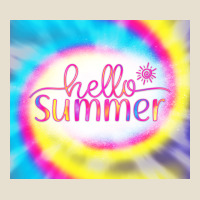 Hello Summer Tie Dye Tumbler Urban Heavy Tee | Teevron
