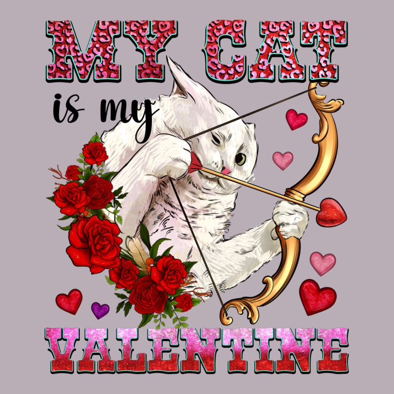 My Cat Is My Valentine Vintage Tee by OliviaCreatesArt | Teevron