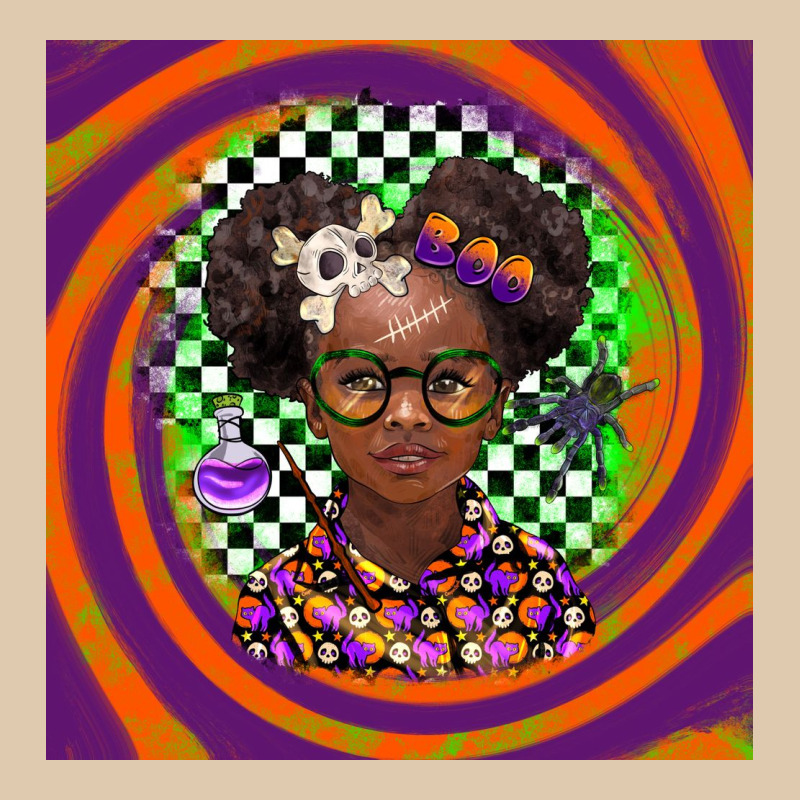 Halloween African Girl Heavyweight Sweatshirt by BarkalooDesign | Teevron
