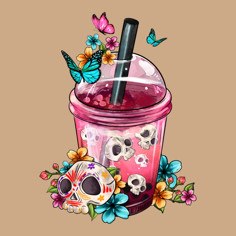 Mexican Day Of The Dead Skulls Coffee Cup Vintage Hoodie by FaDigitalArtStudio | Teevron