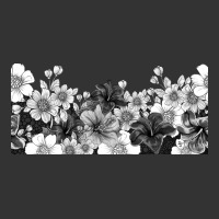 black and white floral | Teevron
