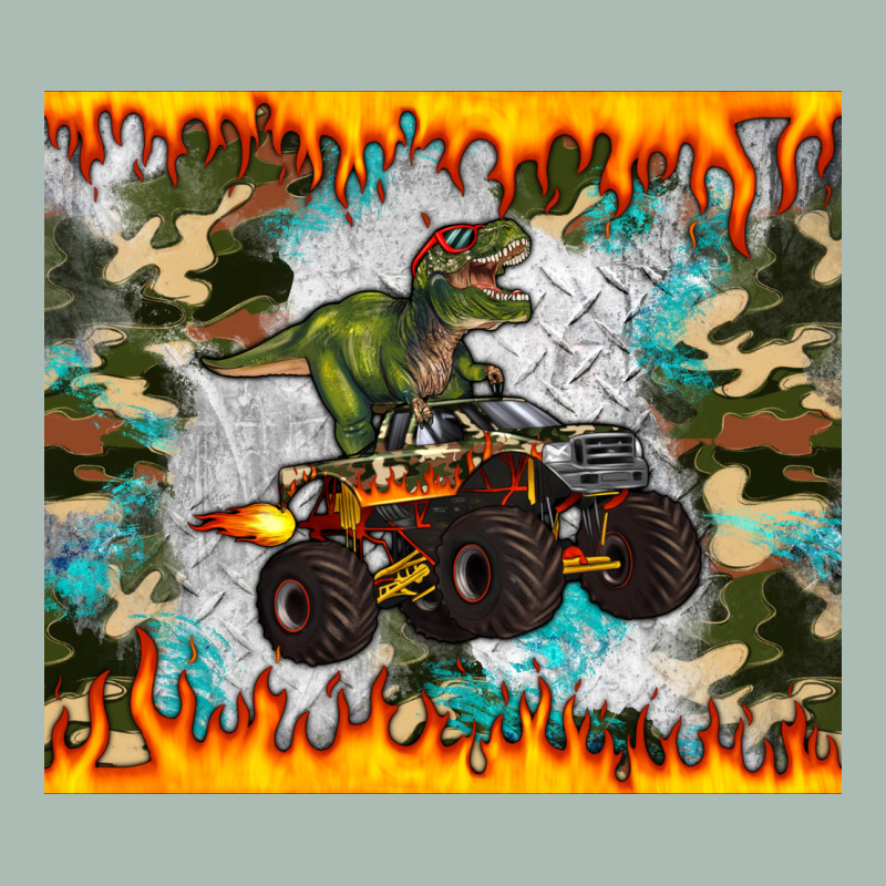 Monster Truck Dinosaur T Rex Tumbler Classic Tee by Artiststas | Teevron