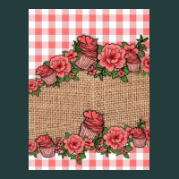 Valentines Day Burlap Background Classic Tee | Teevron