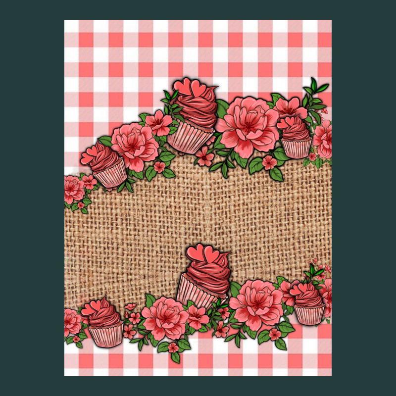 Valentines Day Burlap Background Classic Tee by Jasminsmagicworld | Teevron