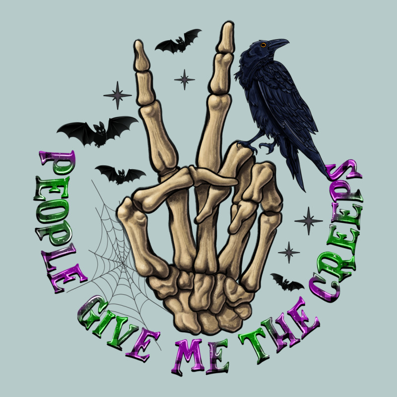 People Give Me The Creeps Heavy Core Tee by texasbilliewilder | Teevron