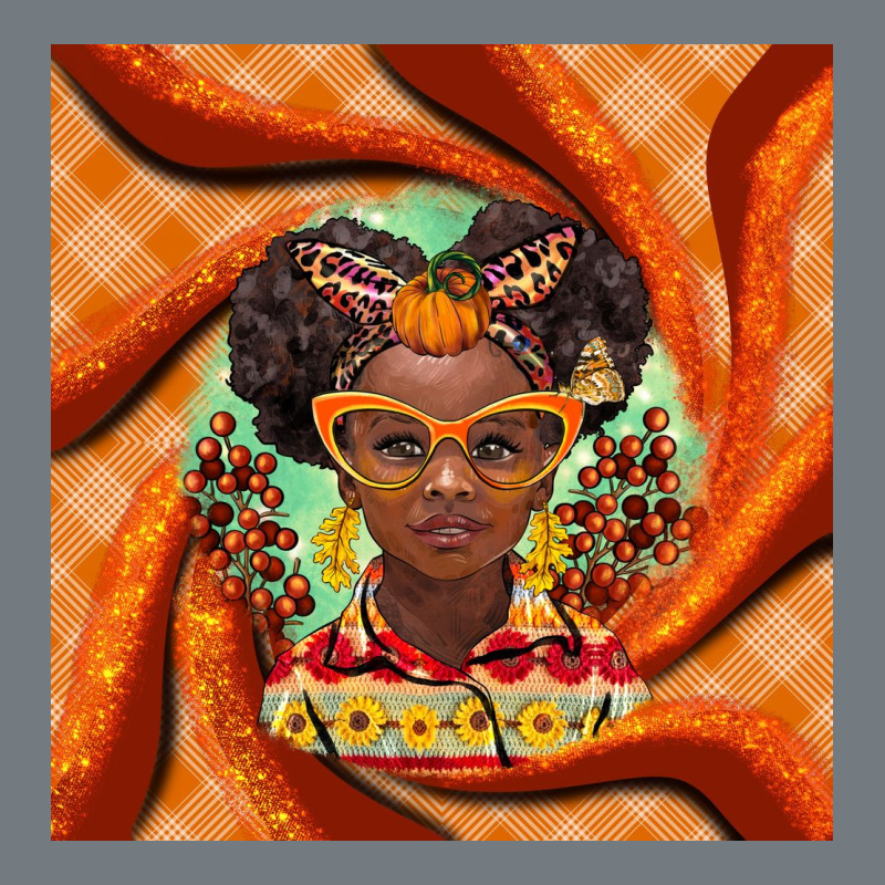Fall African Girl Heavyweight Sweatshirt by BarkalooDesign | Teevron