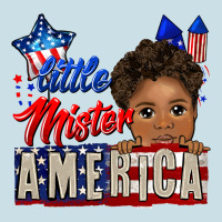 Little Mister America Black Boy Ladies Tee | Teevron
