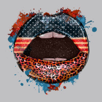 American Flag Lips 4th Of July Long Sleeve Tee | Teevron