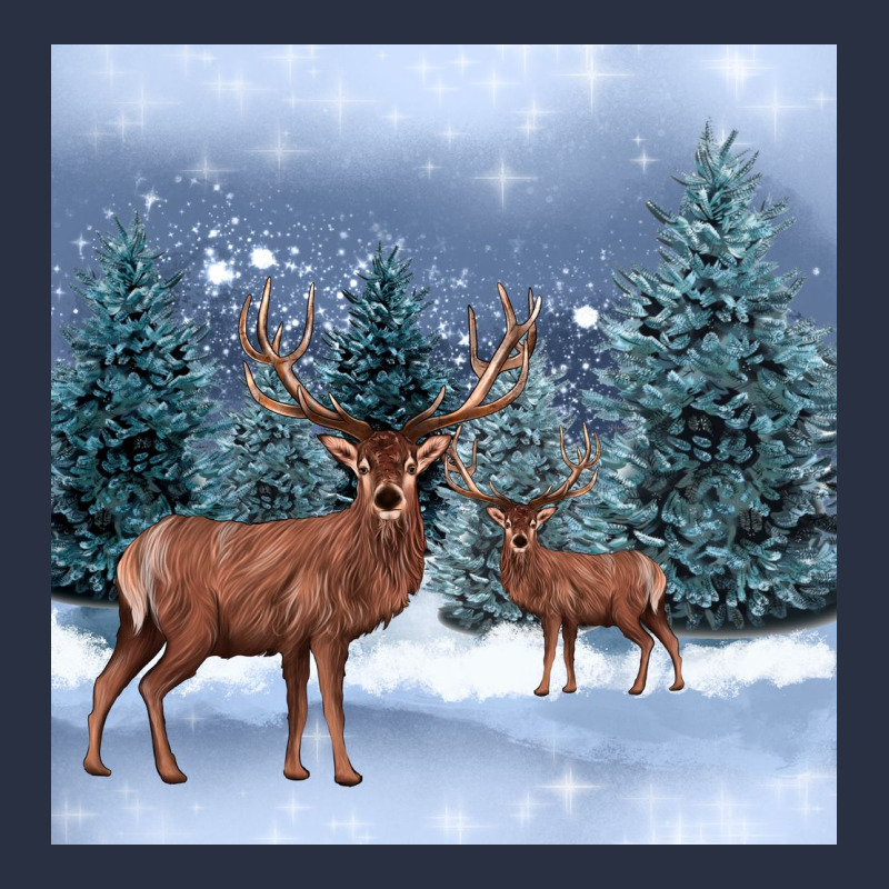 Winter Deer Heavyweight Sweatshirt by BarkalooDesign | Teevron