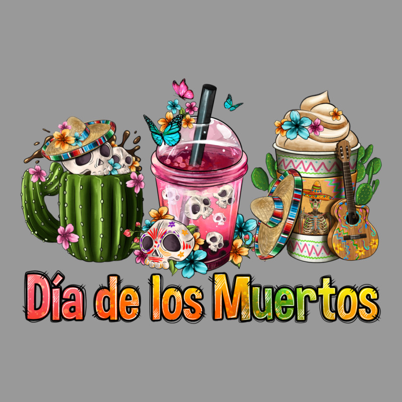 Mexican Día De Los Muertos Coffee Cups Vintage Hoodie by FaDigitalArtStudio | Teevron