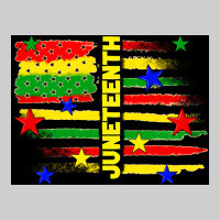 Juneteenth American Flag Premium Tee | Teevron