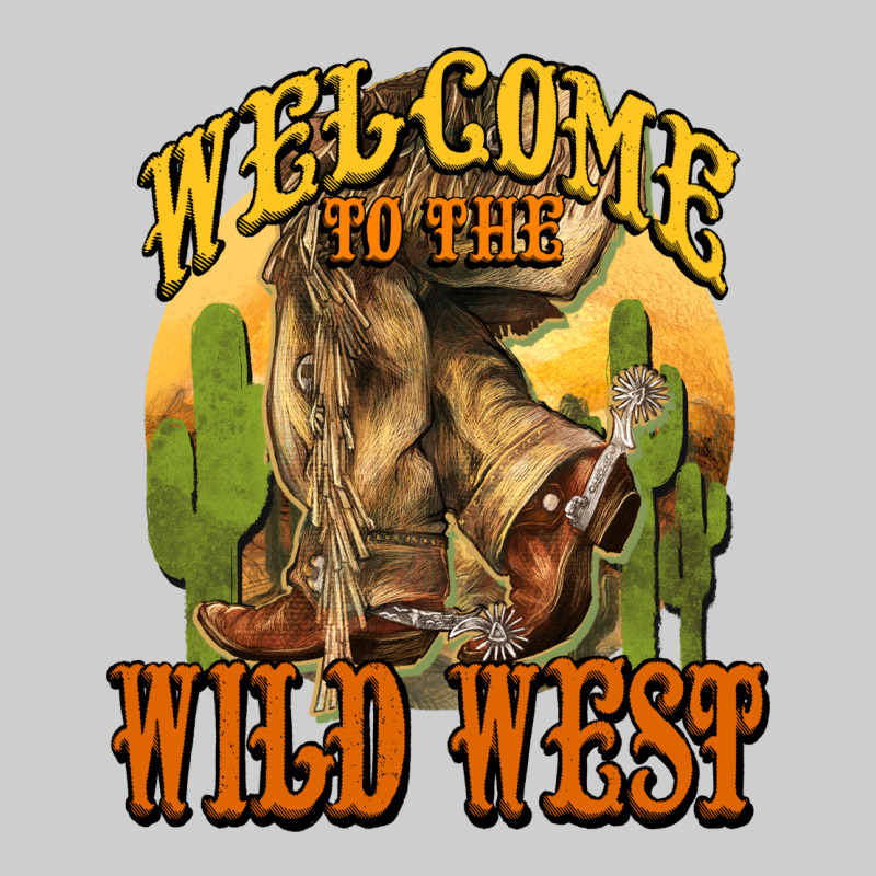 Welcome To The Wild West Cowboy Boots Premium Tee by HowdyJamesFarm | Teevron