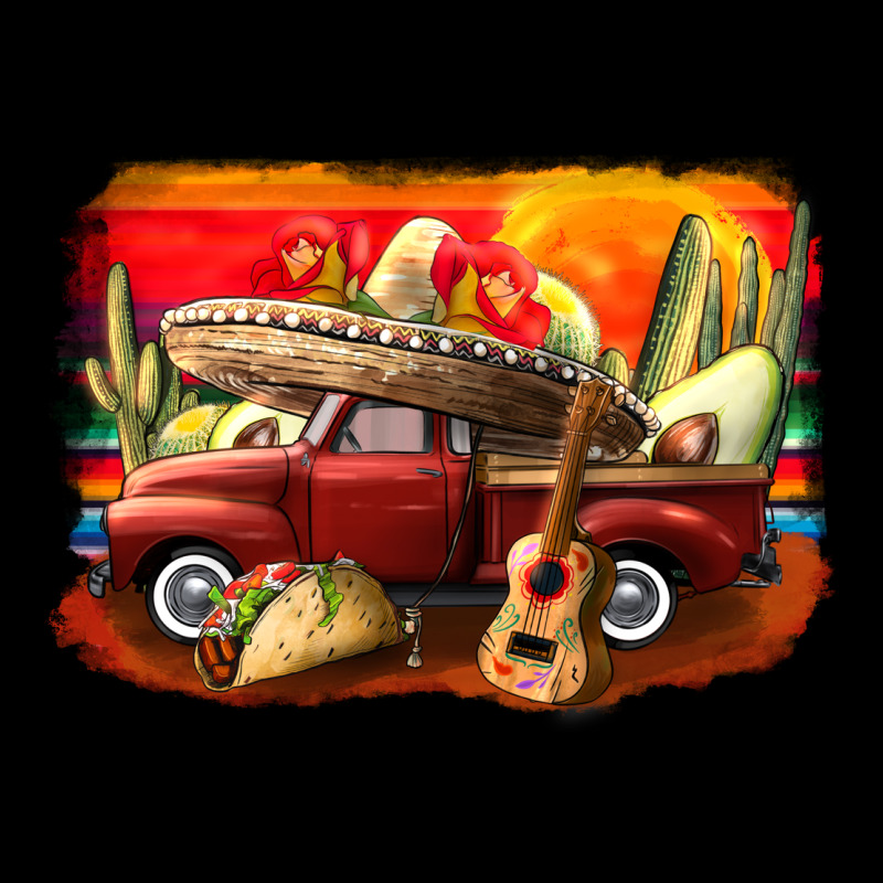 Mexican Cinco De Mayo Truck Ladies Tee by CowGirlArtShop | Teevron