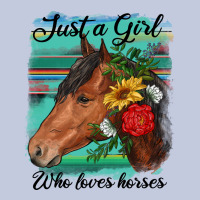 Just A Girl Who Loves Horseshoe Long Sleeve Tee | Teevron