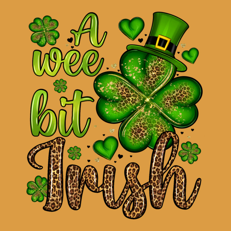 St. Patrick's A Wee Bit Irish Urban Heavy Tee by OliviaCreatesArt | Teevron