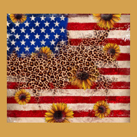 American Flag Leopard Sunflower Urban Hoodie | Teevron