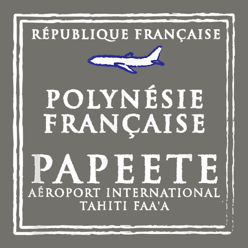 Papeete Tahiti Passport Stamp Vacation Travel T Shirt Premium Hoodie by maiPhamDesign | Teevron