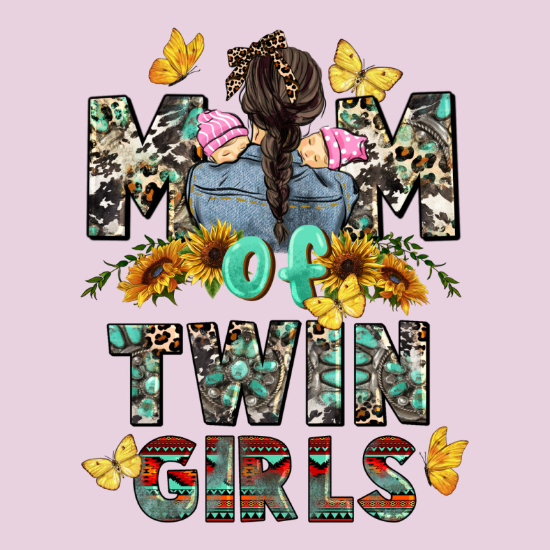 Mom Of Twin Girls Mother's Day Ladies Tee by CowGirlArtShop | Teevron