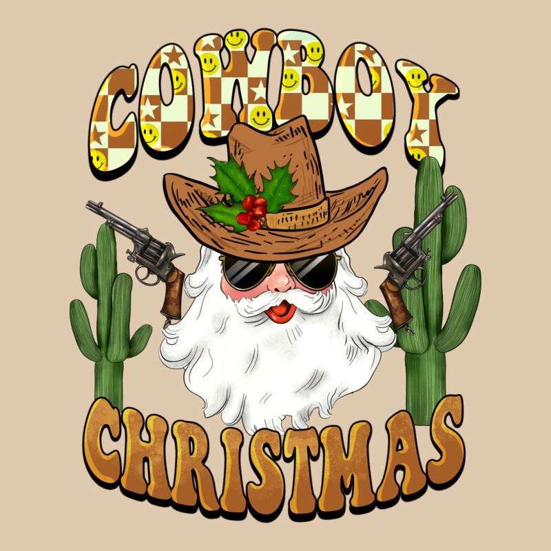 Cowboy Christmas Santa Heavyweight Sweatshirt by BarkalooDesign | Teevron