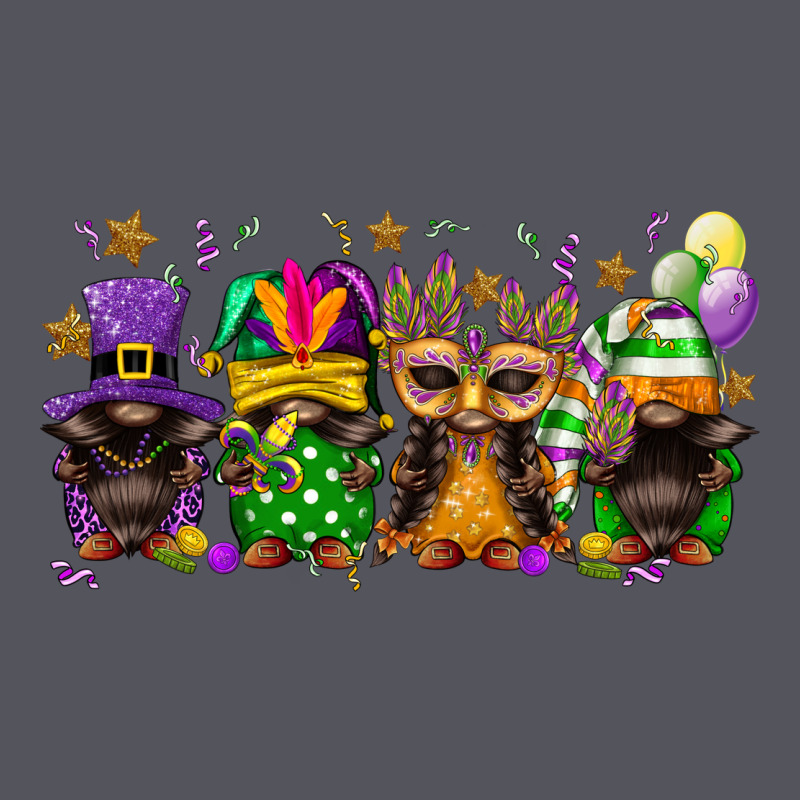 Mardi Gras Afro Gnomies Vintage Hoodie by FaDigitalArtStudio | Teevron